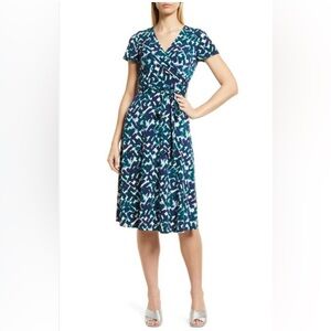 Eliza J Faux Wrap Dress